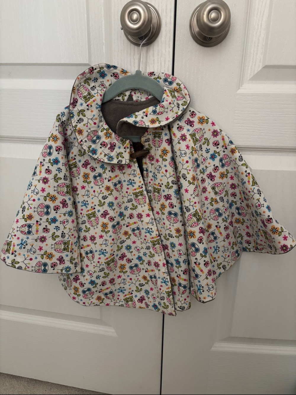 Owl Toddler Poncho